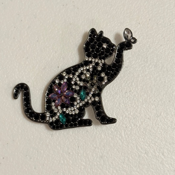 Elegant Multicolor Cat Brooch 🌷 - Picture 6 of 7